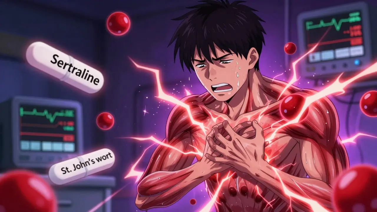 SSRI Antidepressants and Serotonin Syndrome Risk from Drug Interactions